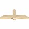 Ekena Millwork Eugene Rough Sawn Timber Gable Bracket, Douglas Fir, 48"W x 22"H x 4"D x 6"F, 11/12 Pitch GBW048X22X0406EUG00RDF - alternate 2